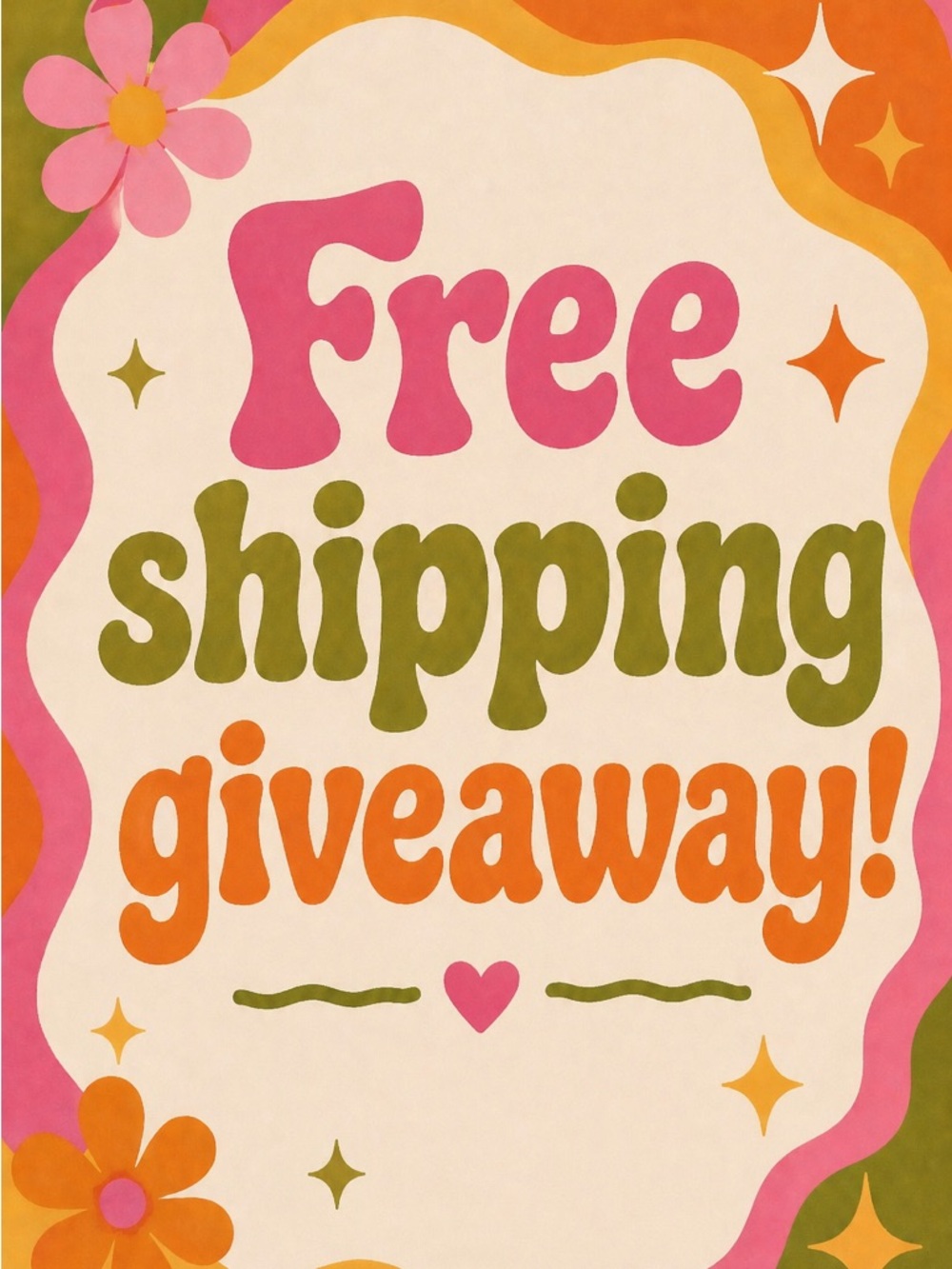 FREE shipping giveaway!✨